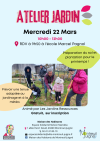 Affiche Rencontres au jardin MARS.23