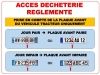 plaques-immatriculation-accès-déchèterie-