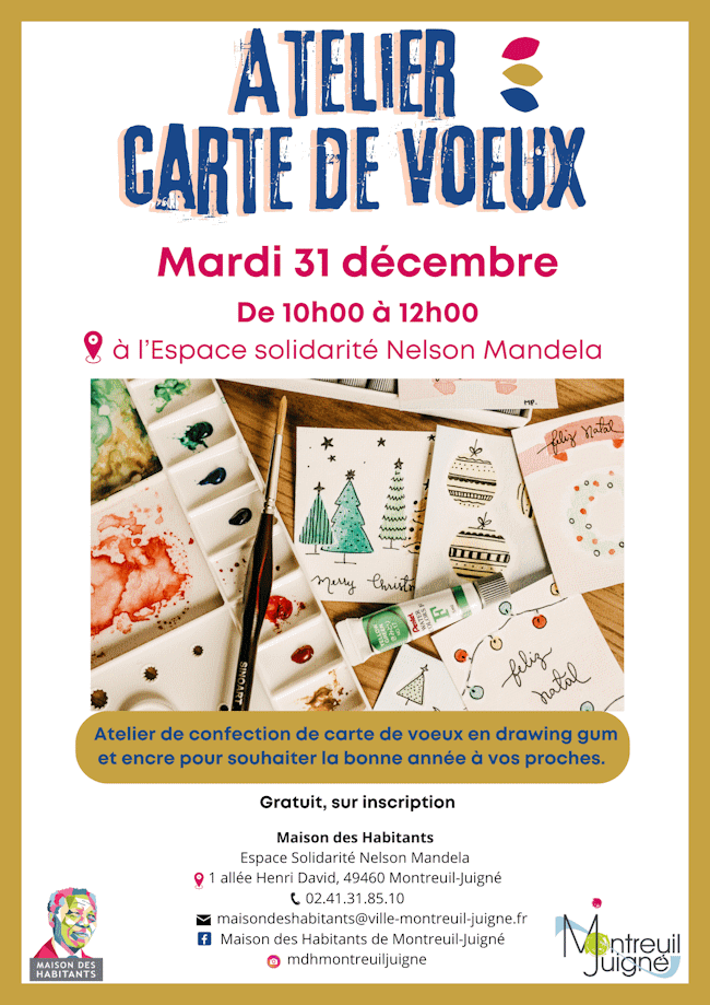 Affiche carte de voeux dec2024