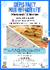Affiche crêpes party FEV25