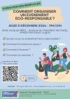 Affiche formation - organiser un évt éco-responsable - décembre