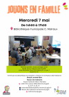 AFFICHE jouons en famille MAI25
