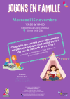 AFFICHE JOUONS EN FAMILLE