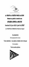 AFFICHE pour le 16juin théâtre de verdure