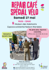 Affiche Repair Café spécial vélo Mai.23