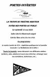Porte ouvertes Pincés de scène