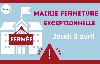 mairie fermeture exceptionnelle