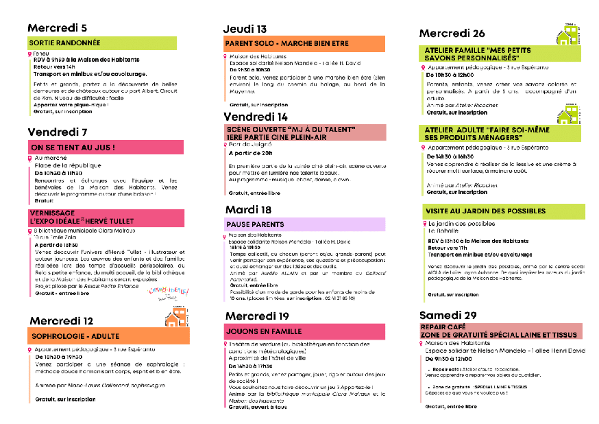 Programme JUIN 2024